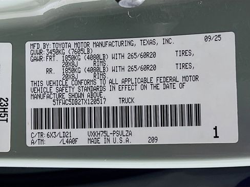 Certified 2026 Toyota Tundra Limited w/ Limited PVM Package image 27