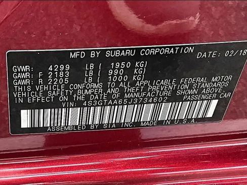 Used 2018 Subaru Impreza 2.0i image 30