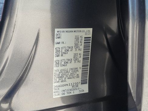 Certified 2023 Nissan Titan PRO-4X w/ Pro-4x Convenience Package AWD/4WD image 32