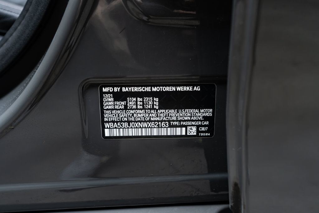 Used 2022 BMW 540i w/ M Sport Package RWD image 45