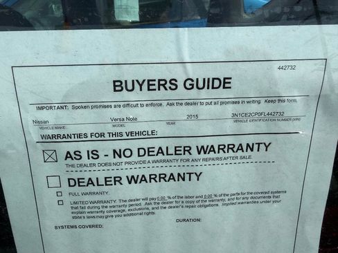 Used 2015 Nissan Versa Note SV FWD image 21