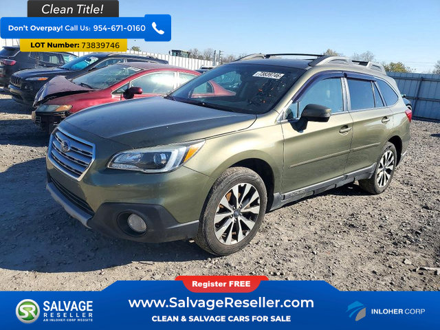 Used 2015 Subaru Outback 2.5i Limited AWD/4WD image 1