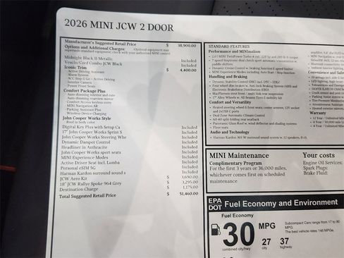 New 2026 MINI Cooper John Cooper Works image 20