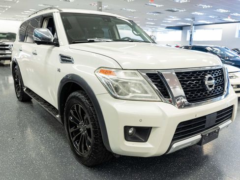 Used 2017 Nissan Armada Platinum w/ Captain Seat Package RWD image 3
