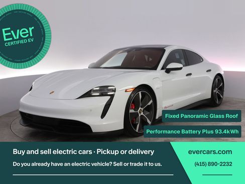 Used 2022 Porsche Taycan 4S AWD/4WD image 1