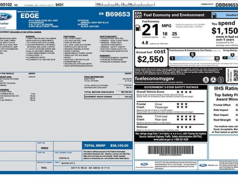 Used 2013 Ford Edge SEL AWD/4WD image 3