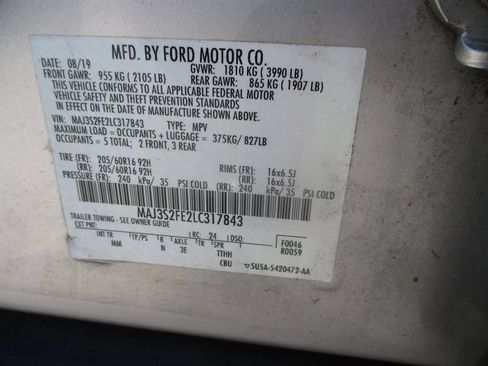 Used 2020 Ford EcoSport S FWD image 20