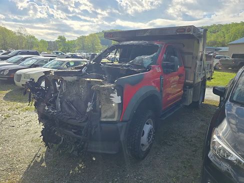 Used 2023 Ford F550 4x4 Regular Cab Super Duty w/ Snow Plow Prep Package image 1