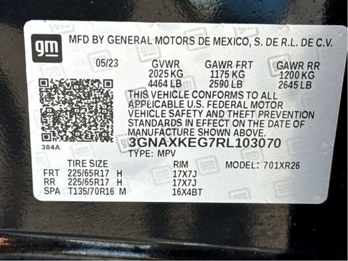 Used 2024 Chevrolet Equinox LT w/ LPO, Floor Liner Package FWD image 25