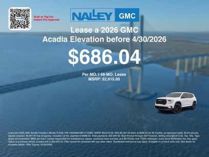 New 2026 GMC Acadia Elevation w/ Black Edition