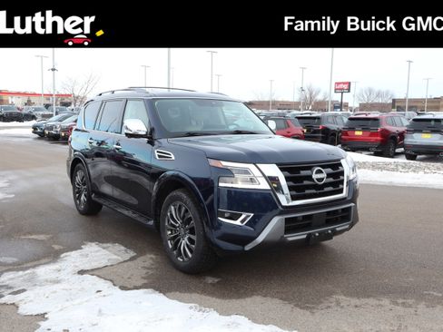 Used 2024 Nissan Armada Platinum w/ Captain's Chairs Package image 1