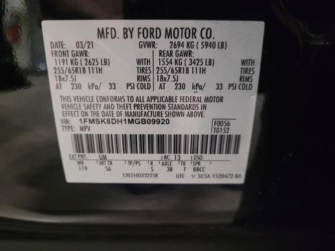 Used 2021 Ford Explorer XLT w/ Equipment Group 202A image 33