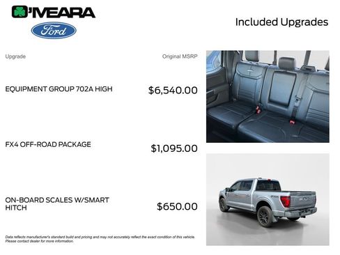 Used 2024 Ford F150 Platinum w/ Equipment Group 702A High AWD/4WD image 4