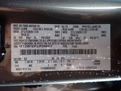 Used 2018 Ford F150 XLT w/ Equipment Group 302A Luxury image 22