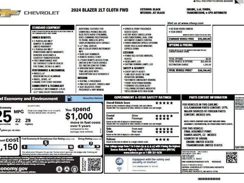 Used 2024 Chevrolet Blazer LT FWD image 5