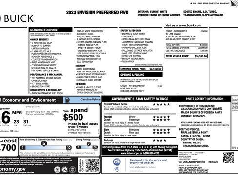 Used 2023 Buick Envision Preferred image 5