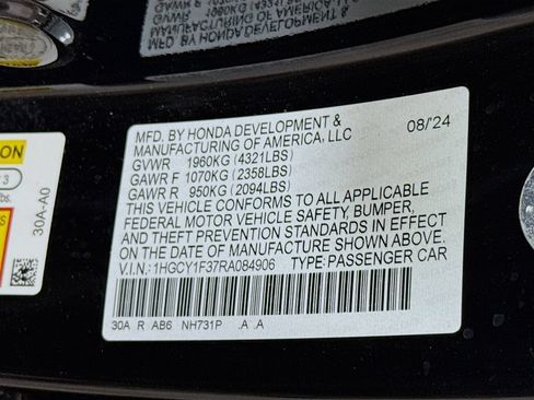 Used 2024 Honda Accord EX image 32