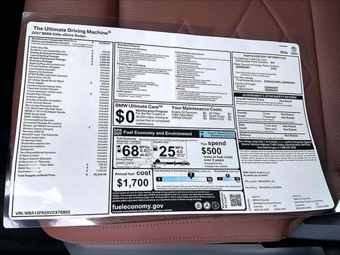 New 2027 BMW 550e xDrive w/ Executive Package AWD/4WD image 19