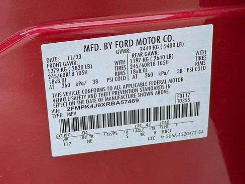 Used 2024 Ford Edge SEL w/ Sport Appearance Package AWD/4WD image 39
