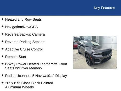 Used 2023 Jeep Grand Cherokee Limited w/ Black Appearance Package RWD image 33