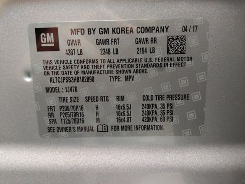 Used 2017 Chevrolet Trax LT w/ LT Convenience Package image 33