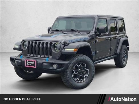 Used 2023 Jeep Wrangler Unlimited Rubicon 4xe w/ Steel Bumper Group AWD/4WD image 1
