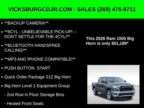 New 2026 RAM 1500 Big Horn image 5