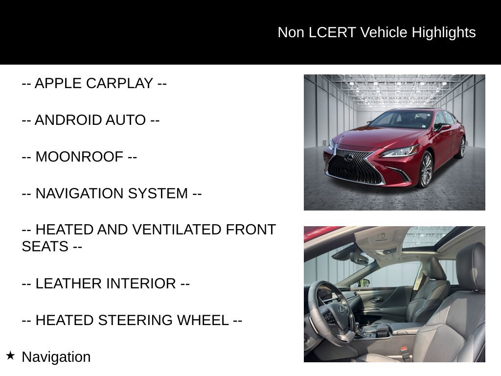 Used 2019 Lexus ES 350 w/ Premium Package FWD image 23