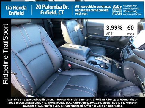 New 2026 Honda Ridgeline TrailSport image 25