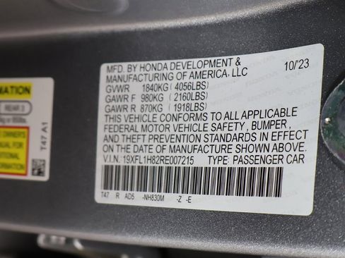 Used 2024 Honda Civic Sport Touring image 54