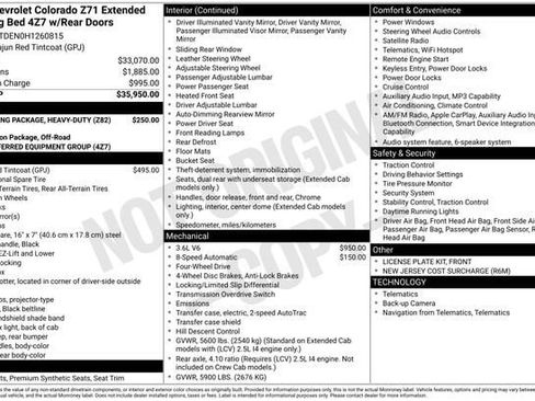 Used 2017 Chevrolet Colorado Z71 image 41