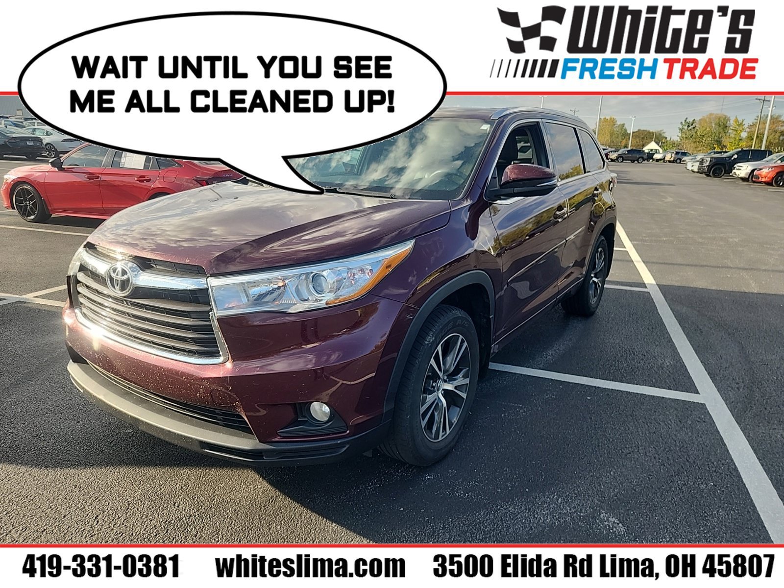 Used 2016 Toyota Highlander XLE AWD/4WD image 1