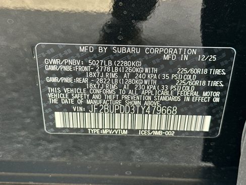 New 2026 Subaru Outback Limited image 35