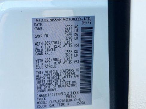 New 2026 Nissan Frontier Pro-X image 31