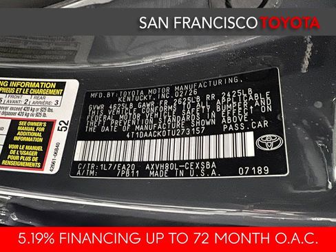Certified 2026 Toyota Camry SE FWD image 39