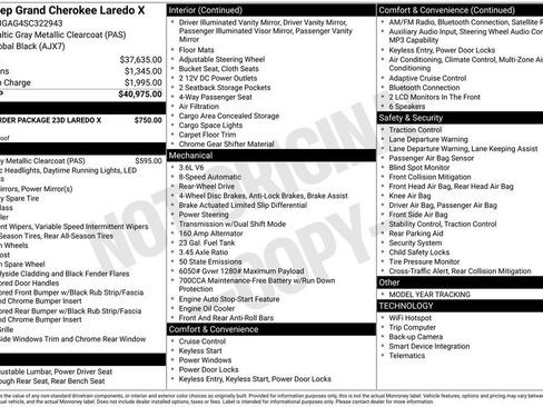 Certified 2025 Jeep Grand Cherokee Laredo X image 6
