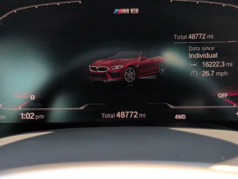 Used 2020 BMW M8 Convertible w/ Driving Assistance Package AWD/4WD image 16