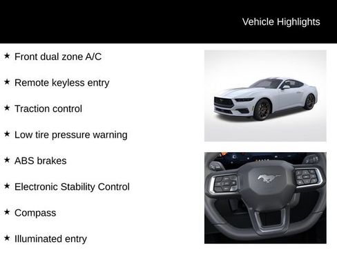New 2026 Ford Mustang Coupe w/ Bronze Appearance Package RWD image 7