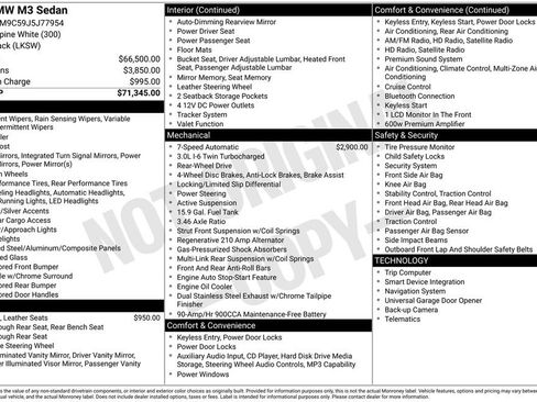 Used 2018 BMW M3 image 32