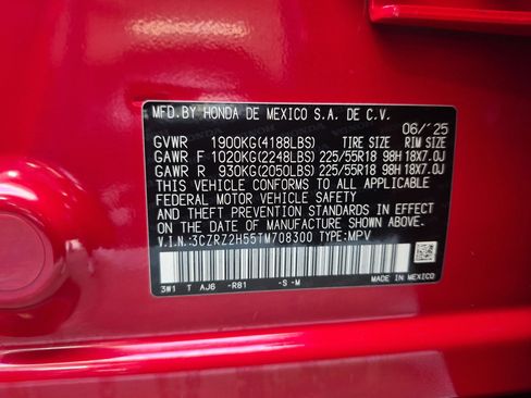 Certified 2026 Honda HR-V Sport image 34