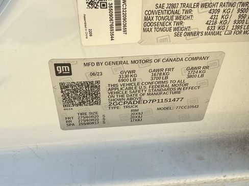 Certified 2023 Chevrolet Silverado 1500 RST RWD image 34