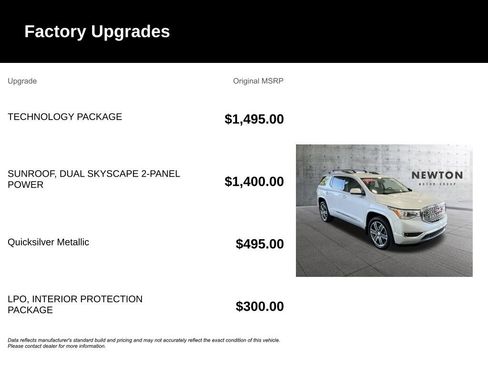 Used 2019 GMC Acadia Denali w/ Technology Package FWD image 8