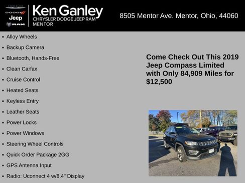 Used 2019 Jeep Compass Limited image 5