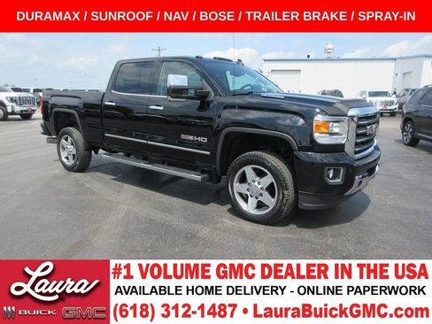 Used 2016 GMC Sierra 2500 SLT w/ Duramax Plus Package AWD/4WD image 1