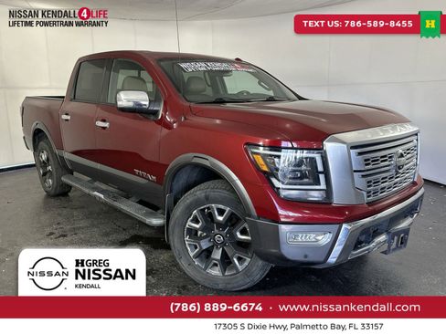 Certified 2021 Nissan Titan Platinum Reserve w/ Moonroof Package image 1
