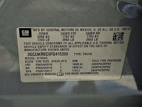 Used 2015 Chevrolet Silverado 1500 LT w/ All Star Edition AWD/4WD image 26
