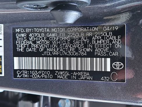 Used 2019 Toyota Prius LE AWD/4WD image 26