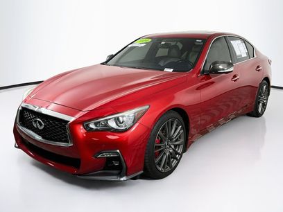 Used 2019 INFINITI Q50 Red Sport 400 w/ Carbon Fiber Package