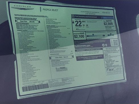 New 2027 Chrysler Pacifica Select FWD image 20
