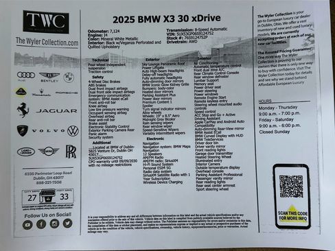 Used 2025 BMW X3 xDrive30i AWD/4WD image 47